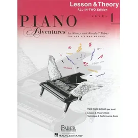 Faber Piano Adventures Piano Adventures All In Two Level 1 Lesson and Theory