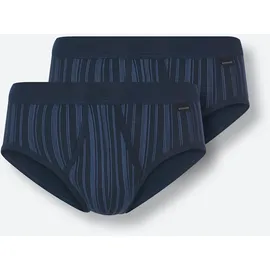 SCHIESSER Slip Original Classics mit Eingriff, blau
