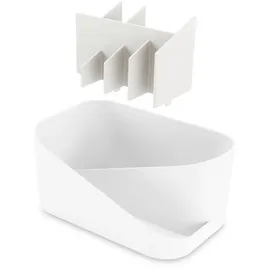 Umbra Kosmetik-Organizer Badorganizer Grau/Weiß