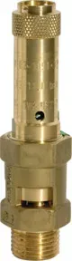 Riegler Sicherheitsventil, Messing, G 1, Ansprechdruck 10 bar