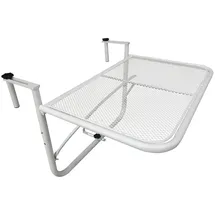 Outsunny Balkonhängetisch 60 x 56 x 45 cm Weiß