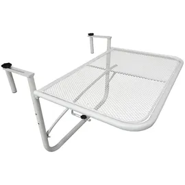 Outsunny Balkonhängetisch 60 x 56 x 45 cm Weiß