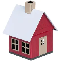 Crottendorfer Räucherkerzen Crottendorfer Räucherhaus Metall "Waldhaus rot", 98 mm