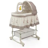 Milly Mally Wiege mit Fernbedienung, 3-in-1-Schaukelbett mit Sweet Melody Matratze