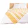 douceur d`interieur Gestreift Bettüberwurf 180 x 220 cm Gelb