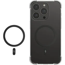 kwmobile iPhone 15/14/13/12 Galaxy S23/S22/S21 Pixel 6/7/8 Magnetring Aufkleber schwarz