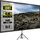 Vevor 16:9 Beamer Leinwand Stativ 4K HD Rolloleinwand Präsentationswand 178x100cm Projektor Bildschirm Standfuß 200-250cm höhenverstellbar ideal für Heimkino Tagungsraum Hochzeiten