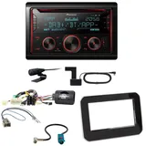 Pioneer FH-S820DAB USB DAB+ Digitalradio Einbauset für Suzuki Ignis MF ab 2017