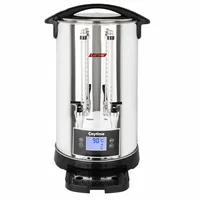 Caytime Teemaschine Samowar, Semaver Teekocher Teeautomat isoliert mit Doppelwand Isolierung Digital D8 - Digitaler