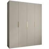 abiks möbel Drehtürenschrank COMO 200 x 245,5 x 40 cm Gold