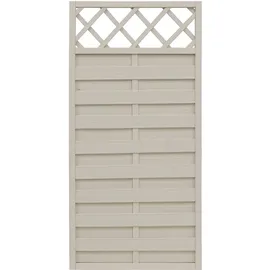 Andrewex Sichtschutzzaun Element Country 90 x 180 cm cream