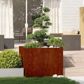 vidaXL Rostig 100 x 100 x 80 cm Braun