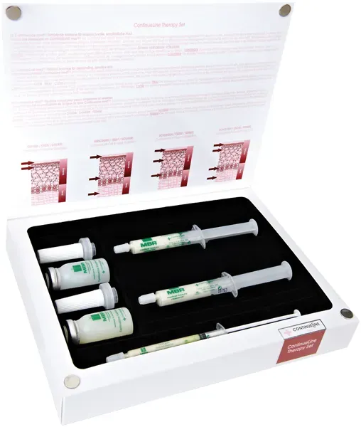 ContinueLine Therapy Set = Enzyme Specialist 7,5 ml + Cell & Tissue Activator 7,5 ml + Protection Shield Rich 10 ml + Protection Shield Eye 1 ml