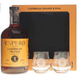Ron Espero Caribbean Orange 40% vol 0,7 l Geschenkbox