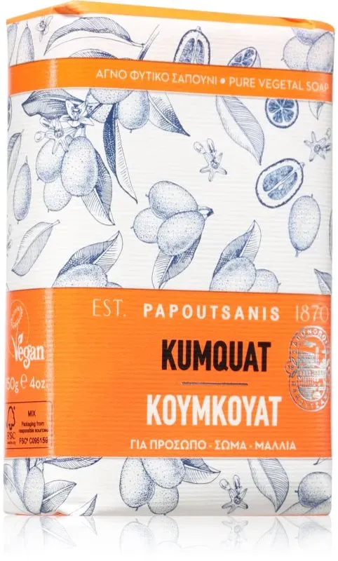 PAPOUTSANIS Kumquat Feinseife 150 g