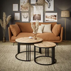lookway LORI LOFT Braun Eiche 70 x 48 cm