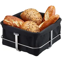GEFU Brotkorb BRUNCH, eckig schwarz