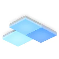 nanoleaf Skylight Starter Kit, 3 LED RGBCW Smarte Deckenleuchten - Modulare WLAN LED Deckenlampen, 16 Mio. Farben, Dimmbar, Musik & Bildschirm Sync, Funktioniert mit Apple Home Alexa Google Home