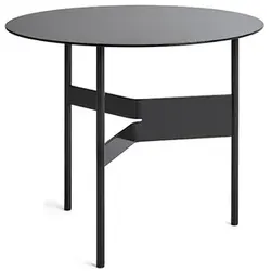 HAY - Shim Beistelltisch/Sofa-Tisch Ø54x44 Schwarz
