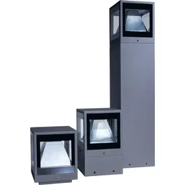 dotlux LED-Pollerleuchte Aluminium, Glas 20 cm 7,5/15 W inkl. LED-Lampe