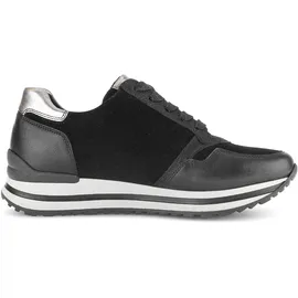 Gabor Turin Damen Weite H Schwarz/Silber 36