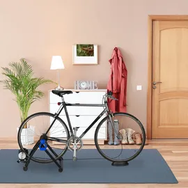 Relaxdays Bodenschutzmatte, 60x60 cm, 8 Schutzmatten mit Rand, Eva, 3m2 Fläche, Unterlegmatte für Fitnessgeräte, Grau