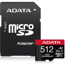 A-Data ADATA High Endurance - Flash-Speicherkarte (microSDXC-an-SD-Adapter