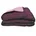 Poyet Motte Calgary Bettbezug Polyester Pflaume/Parma Polyester Prune/Parme 260x240x1