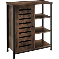 Tectake tectake® Sideboard, Industrial Style, Ablage und 3 offene