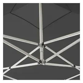 vidaXL Profi-Partyzelt Faltbar Aluminium 3x3 m Anthrazit