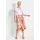 GOLDNER Midirock Damen Floral Orange 44