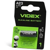 Alkaline-Batterie VIDEX A23/E23A, 1 Stück, Blisterverpackung