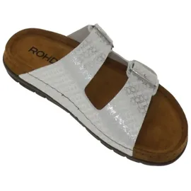 ROHDE Easys N°42 Damen Intrecciato schimmerndem silber/metallic 36