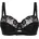 Bügel-BH Stickerei semi-transparent für Damen 80G