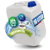 Kosmetex 10L Wasserkanister, BPA frei & lebensmittelecht, Wasser Kanister 10 Liter für Camping, Garten, Gewerbe & Haushalt, Robust Made in Germany