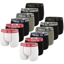 Riverso RIVOle Boxershorts Blau M 12er Pack
