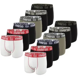 Riverso RIVOle Boxershorts Blau M 12er Pack