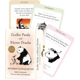 Irisiana Großer Panda und Kleiner Drache Affirmationskarten: Tägliche Inspirationen für innere Stärke und Gelassenheit - Mit 53 Karten basierend auf dem Bestseller von James Norbury