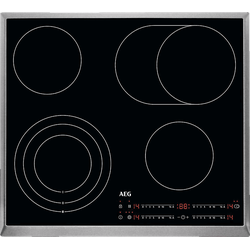 AEG HRB6447AXB Elektrokochfeld (576 mm breit, 4 elektronische Automatikkochstellen Kochfelder)
