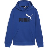 Puma Puma, Jungen, Pullover, ESS+ 2 Col Big Logo Hoodie FL B, Blau, (164)