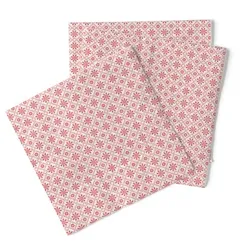Sovie HORECA Serviette Country-Crystal in Rot aus Tissue 33 x 33 cm, 100 Stück - Schneekristalle Weihnachten Winter