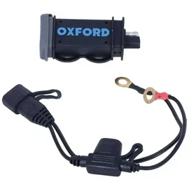 Oxford USB-Steckdose 2,1 A Schwarz