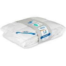 Beco Microfaserbettdecke BeCo Greenfirst, Bettdecke 135x200 und weitere Größen!, Füllung: Klimafaser, Bezug: Microfaser-Feinbatist, Bettdecke "normal" getestet von Trusted Heroes mit einer Note von 1,0! weiß 155 cm x 220 cm