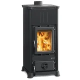 LaNordica® Kaminofen EMILIANA Steel Holzofen schwarz 6,5kW