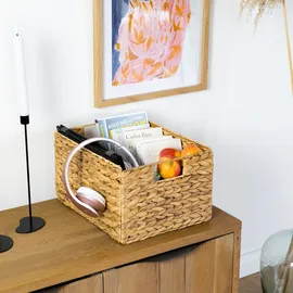 HMF Aufbewahrungskorb 36 x 28 x 20 cm 2-tlg. beige