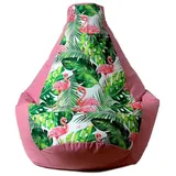 go gift Sitzsack, Rosa, 105 x 80 cm, Birne
