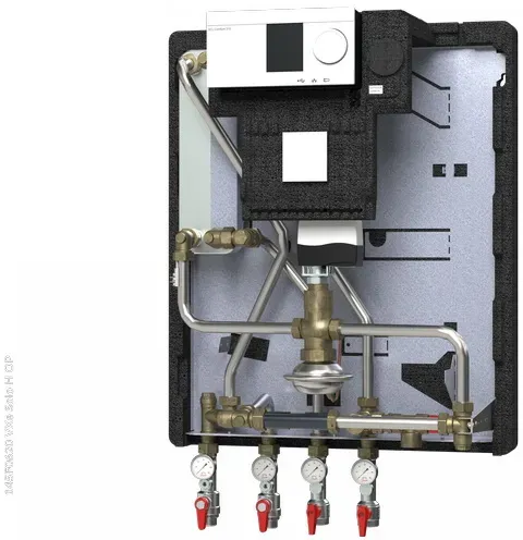 Danfoss Hausstation VXe Solo HOP, 2 HE:30kW, ECL310/P330, STW