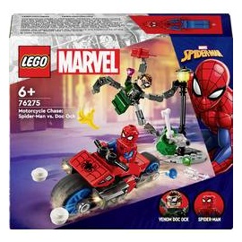 Lego Marvel Super Heroes Spielset - Motorrad-Verfolgungsjagd: Spider-Man vs. Doc Ock