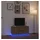 vidaXL TV-Schrank mit LED-Leuchten Artisan-Eiche 100x41x50 cm