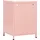 vidaXL Nachtschrank Rosa 35 x 35 x 51 cm Stahl